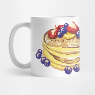 Pancakes with berries Mug